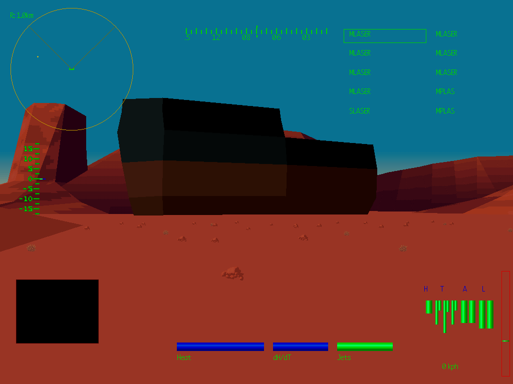 Here is a view from the Wolf level "Scorching Sand"